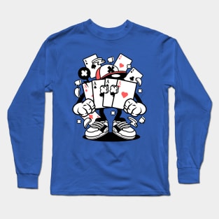 Playing card cartoon Long Sleeve T-Shirt